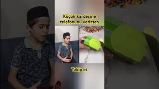 Küçük kardeş farkı 😀 [upl. by Ellary]