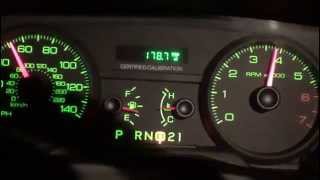 06 P71 Crown Vic acceleration to 90 MPH [upl. by Ehcor]