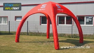 Aufbauvideo 1  Tentastic Inflatent  das aufblasbare Eventzelt [upl. by Nifares678]