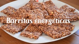 Barritas energéticas Recetas Saludables [upl. by Eniamerej5]