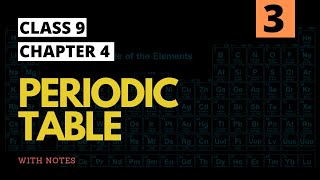 SCERT Class 9 Chemistry with Notes Chapter 4  Part 3  Periodic Table  English medium [upl. by Atiuqin]