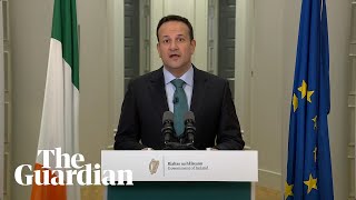 Irish Prime Minister Leo Varadkar delivers stark coronavirus warnings Calm before the storm [upl. by Erund103]