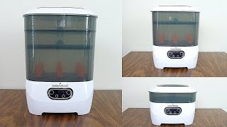 How To Use the Baby Brezza Sterilizer and Dryer Advanced and Review [upl. by Laubin]