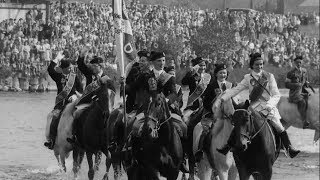 Galashiels and Braw Lads Gathering 1951  BFI National Archive [upl. by Avitzur840]