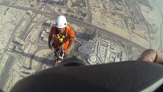 Climbing to the Top of the Burj Khalifa The Worlds Tallest Building  BehindtheScenes [upl. by Urita]