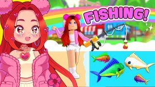 FISHING In ADOPT ME New Adopt Me Legendary Fish and MAP CHANGE Roblox [upl. by Imoian]