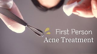 ASMR First Person Asethetic Acne Treatment  Laser therapy💆‍♀️ Layered SoundsNo Talking [upl. by Enisamoht]