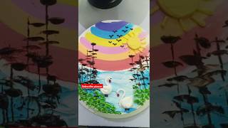 Colour full rainbow cake howtomakerainbowcake rainbowcakedesign shortvideo [upl. by Catrina]