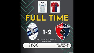 U16  SERIE C CALCIO LECCO  SESTRI LEVANTE 12 [upl. by Saticilef]