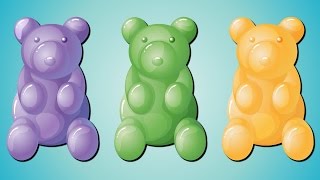 Five Little Jelly Bear  Jelly Beans Song [upl. by Paxton]