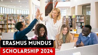 How to apply for Erasmus Mundus Scholarship 2024 [upl. by Aztirak]