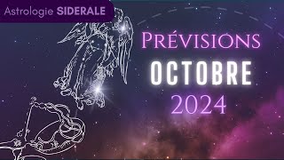 Prévisions OCTOBRE 2024Astrologie SIDERALE [upl. by Gunther]