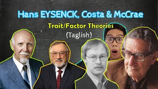 CATTELL EYSENCK COSTA amp McCRAE  Trait amp Factor Analytic Approach  Theories of Personality  FIL [upl. by Tedder]