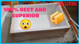 How to make THERMOCOL BOX For INCUBATOR 100 Working [upl. by Haletky577]