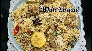 White Biryani Recipe  Excellent Addition In Briyani World  Inspired By White Biryani Karachi ♥️🥰 [upl. by Atinehs202]