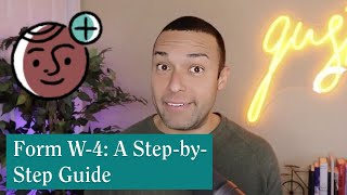 W4 Instructions A StepbyStep Guide to Filling Out a W4 Form  Part 3 of 6 [upl. by Melvena87]