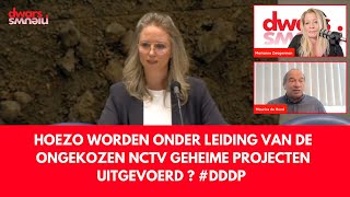 Waarom moet Fleur Agema geheime dingen doen onder leiding van de NCTV [upl. by Haniraz]