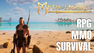 MYTH OF EMPIRES  El mejor SURVIVAL del 2024  PRIMER CONTACTO [upl. by Lupe]