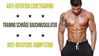 Schräge Bauchmuskeln Aufbau AntiRotation Rumpftraining [upl. by Eusoj]