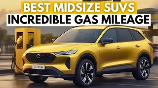 Top 7 Midsize SUVs With Incredible Gas Mileage 2024 [upl. by D'Arcy]