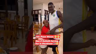 Gen Z Goliath living his best life in Mombasa 😁😁genz viralvideoシ fyp trendingshorts [upl. by Vivian]