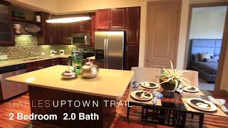 Gables Uptown Trail 2 Bedroom Walkthrough [upl. by Krasner121]