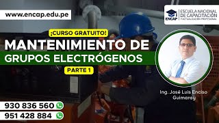 CURSO MANTENIMIENTO DE GRUPOS ELECTRÓGENOS PARTE 1  2024 [upl. by Kaia]