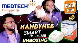 How to use a Nebulizer Machine  MEDTECH Handyneb Smart Nebulizer  Unboxing amp Review [upl. by Yesnik]