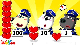 Wolfoo Which Police Is Most Loved 100 Layers of Love  Funny Stories for Kids  Wolfoo Channel [upl. by Linetta]