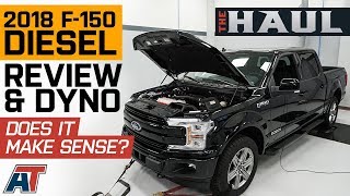 2018 Powerstroke Diesel Ford F150 Official Review Dyno and Walkaround  The Haul [upl. by Naeloj]