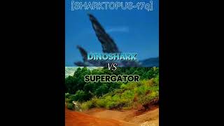 DINOSHARK VS SUPERGATORsharktopus Piranacomda SUPERGATORanacondaDINOSHARK [upl. by Howarth423]