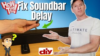 How To Fix Soundbar Delay  Setting Up A Soundbar  2023 [upl. by Wrightson799]