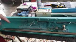 packing and unpacking a vintage brother knitting machine [upl. by Acinorej]