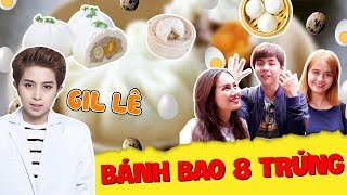 HÔM NAY ĂN GÌ  BÁNH BAO 8 TRỨNG SIÊU HOT Ở QUÁN GIL LÊ [upl. by Uba655]