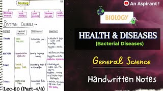 Bacterial DiseasesHealth amp DiseasesUnit11Part4  Biology  General Science  Lec50 [upl. by Tak]