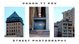 Canon T7 Street Photography POV w 1855mm amp 75300mm [upl. by Douville985]