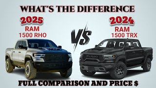 2025 Ram 1500 RHO vs 2024 Ram 1500 TRX  RHO vs TRX  Which is better [upl. by Gilbertine]