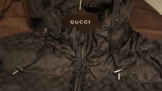 GUCCI BOMBER JACKET REVIEW AND ON FIT [upl. by Derrej585]