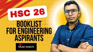 Perfect booklist for HSC 26 Engineering aspirants [upl. by Nayhr199]