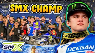 Haiden Deegan Wins The Worlds First SuperMotocross Championship 500K Prize LA Coliseum 23 [upl. by Pirnot]