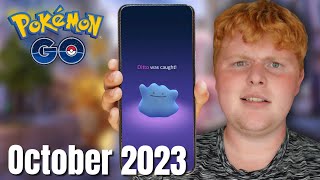 Ditto disguises October 2023 Pokémon Go How to catch ditto in Pokémon Go FULL Ditto disguises [upl. by Huttan]