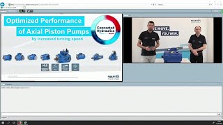 EN Bosch Rexroth Web Seminar Optimized performance of axial piston pumps [upl. by Ardnasac523]