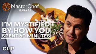 Top 5 Elimination Challenge  MasterChef Canada  MasterChef World [upl. by Mccarty]