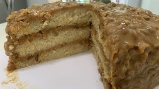 Old Fashioned Southern Pecan Praline Cake [upl. by Bastian]