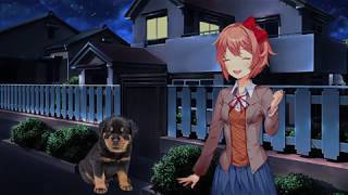 Sayori Adopts A Puppy A DDLC Fan Mod [upl. by Sateia563]