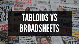 Tabloids versus Broadsheet Newspapers  BTEC Creative Media Unit 1 Media Representations Exam Theory [upl. by Herod586]