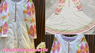 My Hand Painted OutfitFabric PaintingHow to Paint on Dress [upl. by Sapphira]