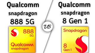 Snapdragon 888 vs Snapdragon 8 Gen 1  whats better for GAMING [upl. by Darrin]