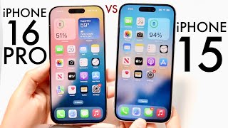 iPhone 16 Pro Vs iPhone 15 Comparison Review [upl. by Syramad524]