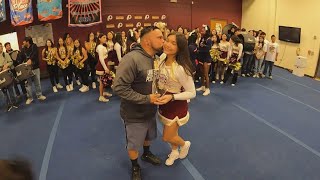 Harlandale cheerleader Giada Navaira wins KENS 5 Play of the Year for her pregame flips [upl. by Mistrot65]